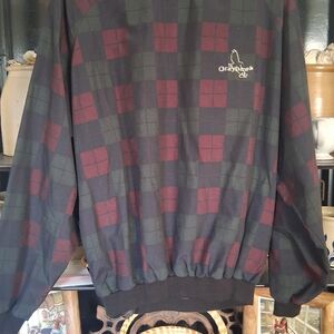 Sunice Black and Red Checkered Sweatshirt